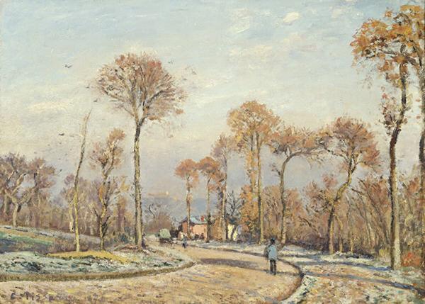 Camille Pissarro The Road to Versailles oil painting image